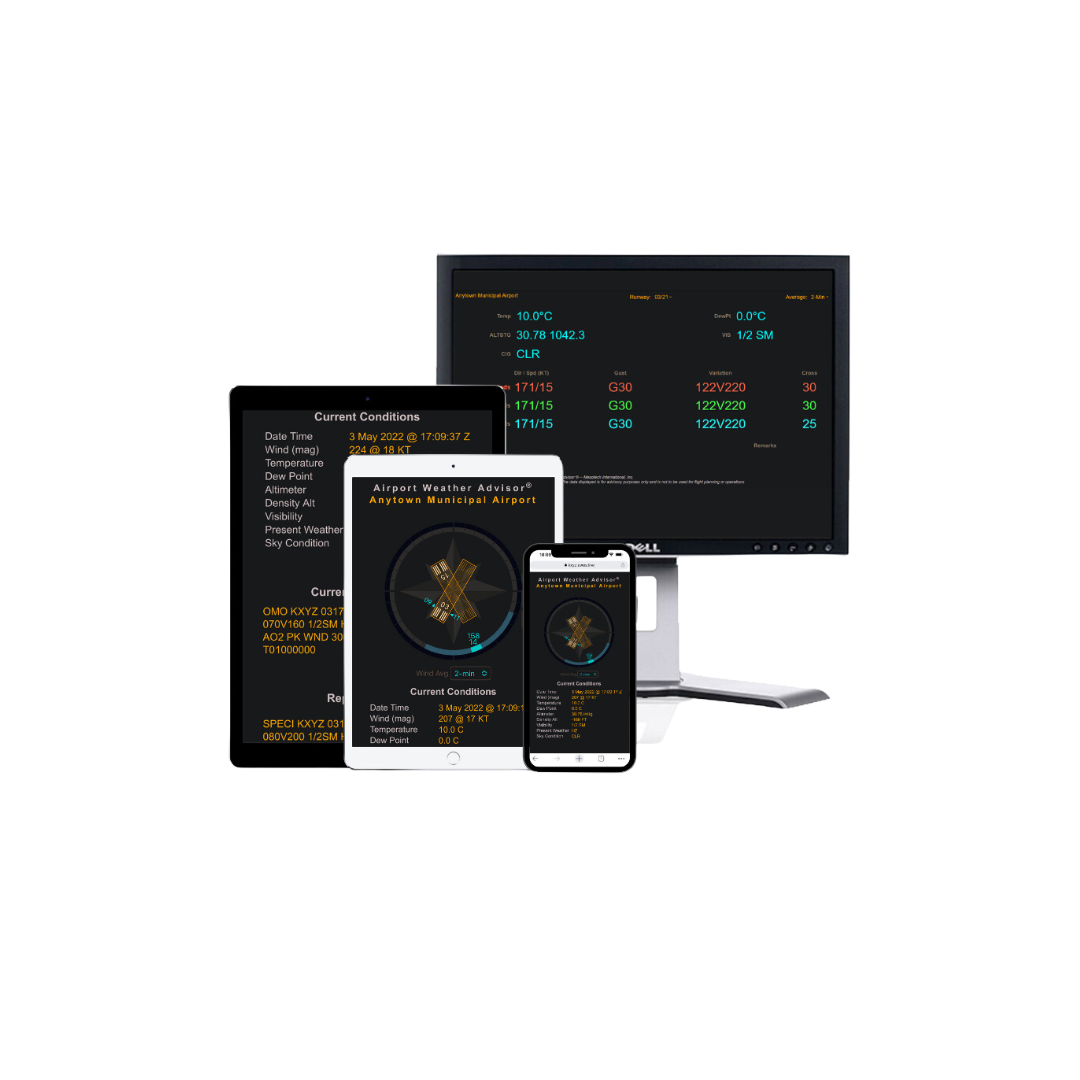 AWOS Live - Mesotech's real-time cloud-connected Automated Weather Observation System platform.